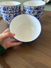 10只陶瓷高顏值米飯碗大小號釉下彩瓷碗餐具2025年新款飯碗 【10只】青花瓷5英寸大碗 曬單實(shí)拍圖
