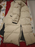京東京造【新品首發(fā)】鵝絨服男極寒進(jìn)口95白鵝絨長(cháng)款女羽絨服 燕麥卡 XL 曬單實(shí)拍圖