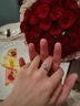 舒弗高端莫桑鉆戒指女銀戒指結婚求婚手捧花鉆戒情侶對戒生日禮物 50分【莫桑鉆+證書(shū)+黑卡+腰碼】 活口可調節 曬單實(shí)拍圖