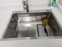 JOMOW九牧王水槽5.0加厚廚房大單槽一體盆304不銹鋼洗碗池多功能洗菜盆 A套餐60*45【空槽下水無(wú)配件】 曬單實(shí)拍圖
