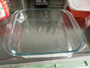 菲內克斯 鋼化耐熱玻璃烘焙烤盤(pán)長(cháng)方形家用雙耳烤箱蒸魚(yú)盤(pán)微波爐適用 方形 2.3L 曬單實(shí)拍圖