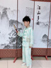 G.duck小黃鴨品牌童裝男童漢服套裝2025新款中兒童國風(fēng)新中式唐裝兩件套 圖片色 100 cm 曬單實(shí)拍圖