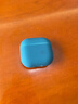 適用Airpods Pro2耳機保護套蘋(píng)果Airpods4/3藍牙耳機1.0mm薄款液態(tài)硅膠軟殼保護殼 防摔防塵防指紋 太平洋綠 Airpods  4 曬單實(shí)拍圖
