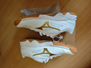 美津濃（MIZUNO）CYCLONE SPEED CN排球鞋綜合室內外訓練鞋男女款羽毛球鞋乒乓球鞋 白金 【顏值與實(shí)力并存】 現貨 42 =270mm 曬單實(shí)拍圖