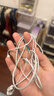 品勝（PISEN）iPhone17有線(xiàn)耳機半入耳式type-c接口適用華為mate60p80榮耀小米紅米蘋(píng)果14平板iPad電腦吃雞通話(huà) Lightning半入耳式【蘋(píng)果8-14】 曬單實(shí)拍圖