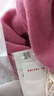 EP雅瑩女裝 羊毛羊駝毛混紡軟糯針織衫 春季商場(chǎng)同款9503A 玫紅 XL 曬單實(shí)拍圖