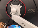 AOC 顯示器支架 電腦支架臂 桌面升降萬(wàn)向伸縮顯示屏機械臂 免打孔屏幕壁掛旋轉增高架 【升級】皎月白/2-9kg承重 AM400plus 曬單實(shí)拍圖