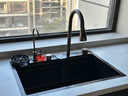 愛(ài)夫兒歐琳出品廚房水槽大單槽洗菜盆大單槽洗菜池一體盆加厚米粒紋883 曬單實(shí)拍圖