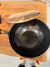 老聶家 大肚鍋章丘純手工鍛打鐵鍋家用炒菜鍋無(wú)涂層不粘鍋 老師傅26cm 曬單實(shí)拍圖