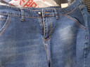 皮爾卡丹（pierre cardin）牛仔褲男春夏休閑商務(wù)潮流時(shí)尚棉彈修身中青年小腳褲長(cháng)褲中藍32 曬單實(shí)拍圖
