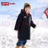Levi's李維斯童裝長(cháng)款羽絨服冬季新款女童韓版洋氣加厚保暖外套 黑美人 （90%灰鴨絨-清潔度600） 150 /72 充絨量193g【建議身高140-152cm】 曬單實(shí)拍圖