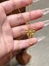 LIU GUI FU JEWELRY蝴蝶結黃金吊墜女足金在逃公主項鏈純金馬年生日禮物送女朋友老婆 甄選尊貴禮盒（僅禮盒無(wú)產(chǎn)品） 曬單實(shí)拍圖