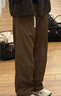 優(yōu)衣庫【狂歡價(jià)】女裝保暖休閑長(cháng)褲/休閑褲褲子25秋冬新款479402 57 深橄欖色 S /155/64A 曬單實(shí)拍圖