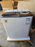 小鴨牌洗衣機半自動(dòng)雙桶雙缸家用大容量小型租房宿舍波輪脫水甩干兩用雙杠省電老式強動(dòng)力易操作以舊換新 8.5公斤【洗5.5+脫3.0｜強勁電機全國聯(lián)?！?曬單實(shí)拍圖