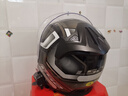 LS2新款摩托車(chē)頭盔四分三盔電動(dòng)助力車(chē)四季大尾翼大碼男女半盔OF608 黑灰銀幻影 XL(建議57-58CM) 曬單實(shí)拍圖