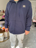 馬克華菲開(kāi)衫衛衣外套男生秋季330G重磅連帽基礎款拉鏈上衣服 藏青 4XL 曬單實(shí)拍圖