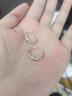 戚小米純999足銀養耳洞耳環(huán)女耳釘2025新款耳圈睡覺(jué)免摘耳骨釘耳飾 999銀單顆圓珠款耳環(huán)（兩只價(jià)） 曬單實(shí)拍圖