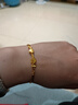 謝瑞麟（TSL） 黃金手鐲復古風(fēng)金鎖轉運足金結婚婚嫁婚慶鐲子YO633 約10.75克（工費2120元） 曬單實(shí)拍圖