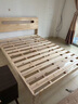 楓暖堂實(shí)木床雙人1.8米現代簡(jiǎn)約1.5米家用主臥大床出租屋床1.2m 實(shí)木床+20cm床墊+床頭柜*1 1500mm*2000mm【特價(jià)沖量】 曬單實(shí)拍圖