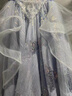 思妙星女童晚禮服輕奢小眾高端生日花童女孩公主裙兒童主持人鋼琴演出服 灰色長(cháng)款 110 曬單實(shí)拍圖