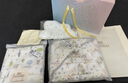 英氏（YEEHOO）新生兒見(jiàn)面禮寶寶節慶送禮新生兒禮盒浴巾抱被滿(mǎn)月禮物用品 粉韻秋歌禮盒【抱被+定型枕+浴巾+方巾四件套】 曬單實(shí)拍圖