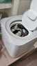 美的（Midea）1KG迷你波輪內衣洗衣機全自動(dòng) 小型內衣褲懶人洗衣機嬰兒洗衣機95℃高溫殺菌健康除螨洗MNB10-03WE 曬單實(shí)拍圖