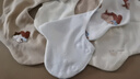 babycare嬰兒純棉口水巾花瓣圍嘴新生寶寶口水圍兜云端小狗3條裝28*28cm 曬單實(shí)拍圖