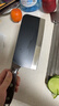 張小泉黑將不銹鋼廚房家用刀具 切菜刀 斬切刀 【京東限定】 曬單實(shí)拍圖