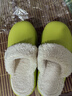 亞束逸茉棉拖鞋居家室內防滑厚底毛絨小胖墩可拆卸情侶棉拖 蘋(píng)果綠 【防水鞋面水洗內襯】 38-39 (240mm) 建議37-38碼腳穿 曬單實(shí)拍圖
