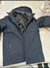 羅蒙【鵝絨+一衣多穿】連帽羽絨服男秋冬新款可拆卸內膽加厚保暖外套 7Y010797TS黑色 L (175) （建議120-140斤） 曬單實(shí)拍圖