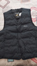 恒源祥秋冬季新款男士白鴨絨羽絨馬甲V領(lǐng)背心中老年坎肩外套爸爸裝馬夾 8612灰色 3XL 190 曬單實(shí)拍圖
