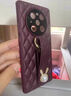 橙侖適用華為mate70pro+手機殼腕帶支架mata50全包防摔mete60硅膠套40高端皮質(zhì)女款 腕帶款暗紫色萌萌兔 華為Mate60 曬單實(shí)拍圖