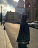 格斯嵐帝2025新款日系格子襯衫男春秋季休閑寬松連帽潮流復古男生長(cháng)袖外套 黑綠格 XL （推薦130-145斤） 曬單實(shí)拍圖