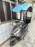 浪漫美西（langmanmeixi）新款電動(dòng)車(chē)雨棚擋板可折疊快拆防風(fēng)擋雨防曬伸縮式遮陽(yáng)棚 【 前檔可折疊+免裝+雙層】星熊 曬單實(shí)拍圖