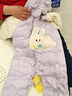 迪士尼童裝2025新款嬰幼兒羽絨服連體衣秋冬男女小寶寶外出加厚三防洋氣 兔兔紫 73 CM 曬單實(shí)拍圖