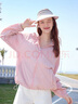 百圖betu女裝2025夏季新款時(shí)尚透氣薄外套休閑風(fēng)潮流防曬衣女2504X04 粉紅 S 曬單實(shí)拍圖