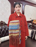 恒源祥圍巾女冬季2025新款韓版馬海毛圍巾加厚保暖長(cháng)款圍巾女學(xué)生款式 117楓葉焦糖[加厚升級面料] 曬單實(shí)拍圖