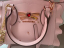 Samantha Thavasa荷葉花邊小托特包甜美包包系可愛(ài)心少女淑感手提斜挎 24粉色222013516124 曬單實(shí)拍圖