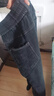 每時(shí)直筒牛仔褲女秋冬新款加絨窄版顯瘦松緊腰休閑闊腿褲2722蘭5X 曬單實(shí)拍圖