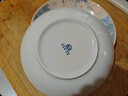 浩雅景德鎮陶瓷盤(pán)餐盤(pán)湯盤(pán)菜盤(pán)深盤(pán)飯盤(pán)可微波時(shí)光漫步8英寸2個(gè)裝 曬單實(shí)拍圖