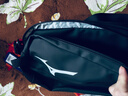 美津濃（MIZUNO）游泳包干濕分離男女大容量斜跨包手提防水健身收納包泳包游泳裝備 黑色【干濕分離/耐磨防水】 曬單實(shí)拍圖