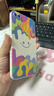 孜泰 適用蘋(píng)果7plus/8plus手機殼液態(tài)硅膠iphone7plus/8plus保護套彩繪個(gè)性創(chuàng  )意防摔軟殼【笑臉】白色 曬單實(shí)拍圖