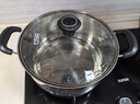 愛(ài)仕達（ASD）湯鍋 304不銹鋼小湯鍋 蒸鍋復底燉煮鍋 20CM燃氣電磁爐通用奶鍋B1 曬單實(shí)拍圖