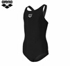 阿瑞娜（arena）兒童泳衣青少年女孩平角連體游泳衣專(zhuān)業(yè)訓練舒適泳裝 黑色(BLK) 150 （高145-155/胸圍70-78） 曬單實(shí)拍圖