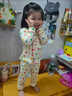 葉余兒童春秋款全棉A類(lèi)家居服睡衣套裝女寶寶長(cháng)袖純棉開(kāi)衫韓版兩件套 彩點(diǎn)笑臉 140 【建議130身高】純棉A類(lèi) 曬單實(shí)拍圖