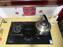 美菱（MeiLing）天然氣家用燃氣灶雙九腔5.2kw大火力猛火嵌入式煤氣灶雙灶具750玻璃面板定時(shí)爐灶臺國家補貼FX32B 曬單實(shí)拍圖