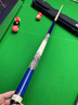威利威利新款tw斷月明月臺球桿中式黑八球桿坦克大頭桿美式九球桌球桿 TW-3斷月【蜥蜴紋皮把】贈高配全套 曬單實(shí)拍圖
