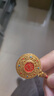 山迪八寶羅盤(pán)黃財神鑰匙扣仿真黃金越南沙金男女士項鏈吊墜長(cháng)款毛衣鏈 八寶羅盤(pán)黃財神鑰匙扣 曬單實(shí)拍圖
