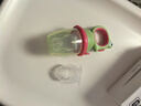 babycare嬰兒果蔬食物咬咬袋硅膠寶寶吃水果輔食器安撫牙膠4月+ 德科綠 曬單實(shí)拍圖