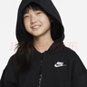 耐克大童超寬松加絨連帽衫冬季男女童NIKE CLUB FLEECE FD2931 010黑/白 155 XL 曬單實(shí)拍圖